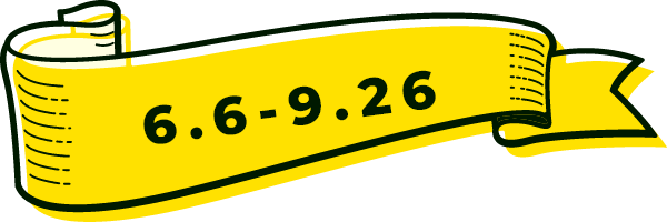 6月6日(土)～9月26日(土)