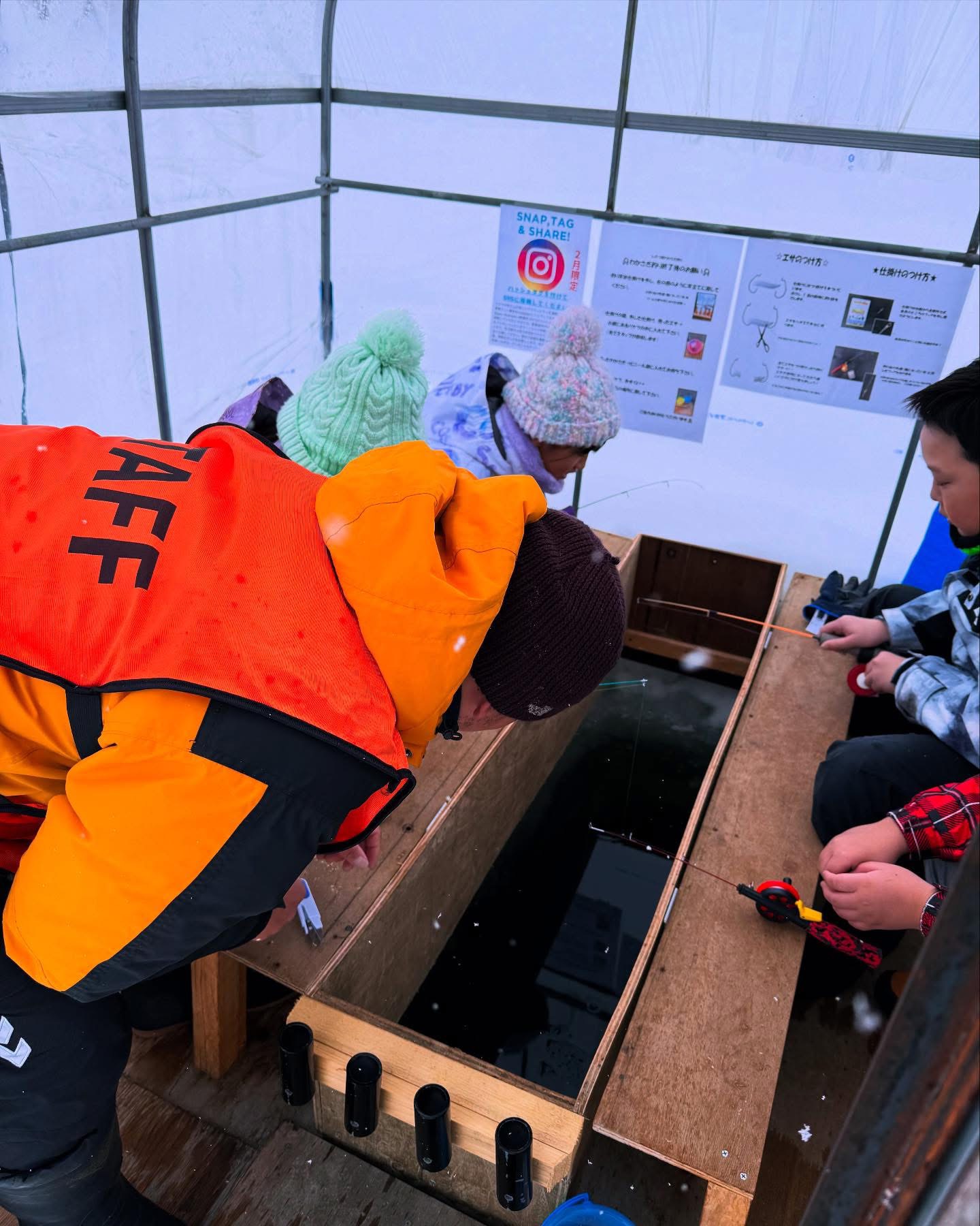 たっぷ釣り場ワカサギ釣りイベント開催中！！